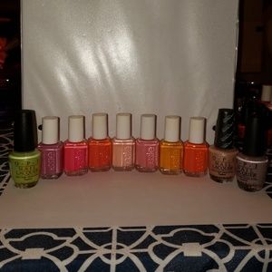 Lot of 7 essie and 3 OPI